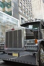 Peterbilt Truck in Manhattan NYC, USA